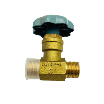 V&aacute;lvula de globo de &aacute;ngulo recto de lat&oacute;n para instalaci&oacute;n de tuber&iacute;as de gas QJT150-4