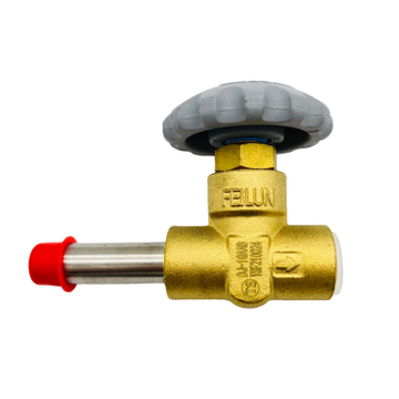 V&aacute;lvula de globo criog&eacute;nica con volante gris para GNL DJ-10AAB para cilindro Dewar