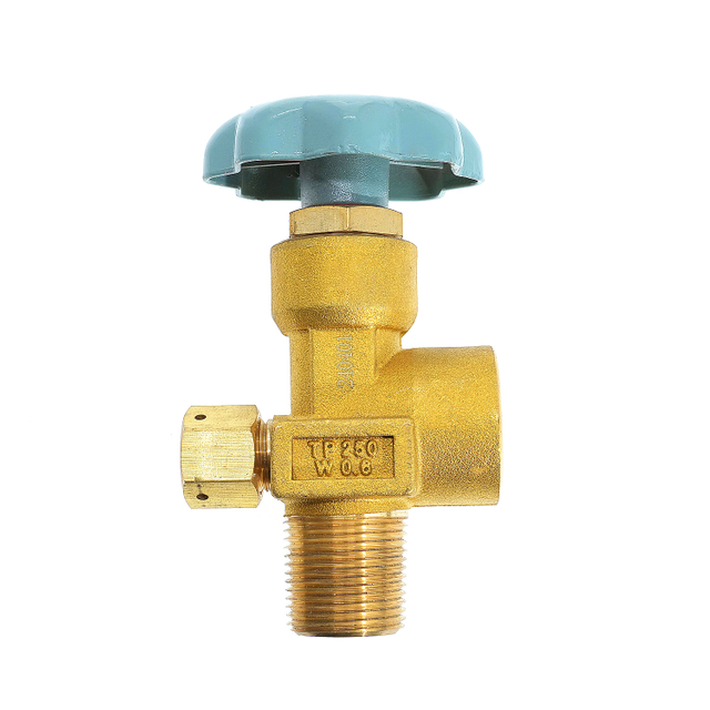 CGA580 150Bar/200Bar Латунный промышленный клапан гелия для баллона